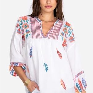 NWOTJohnny Was BEREGINIA Gorgeous Embroidered Blouse!